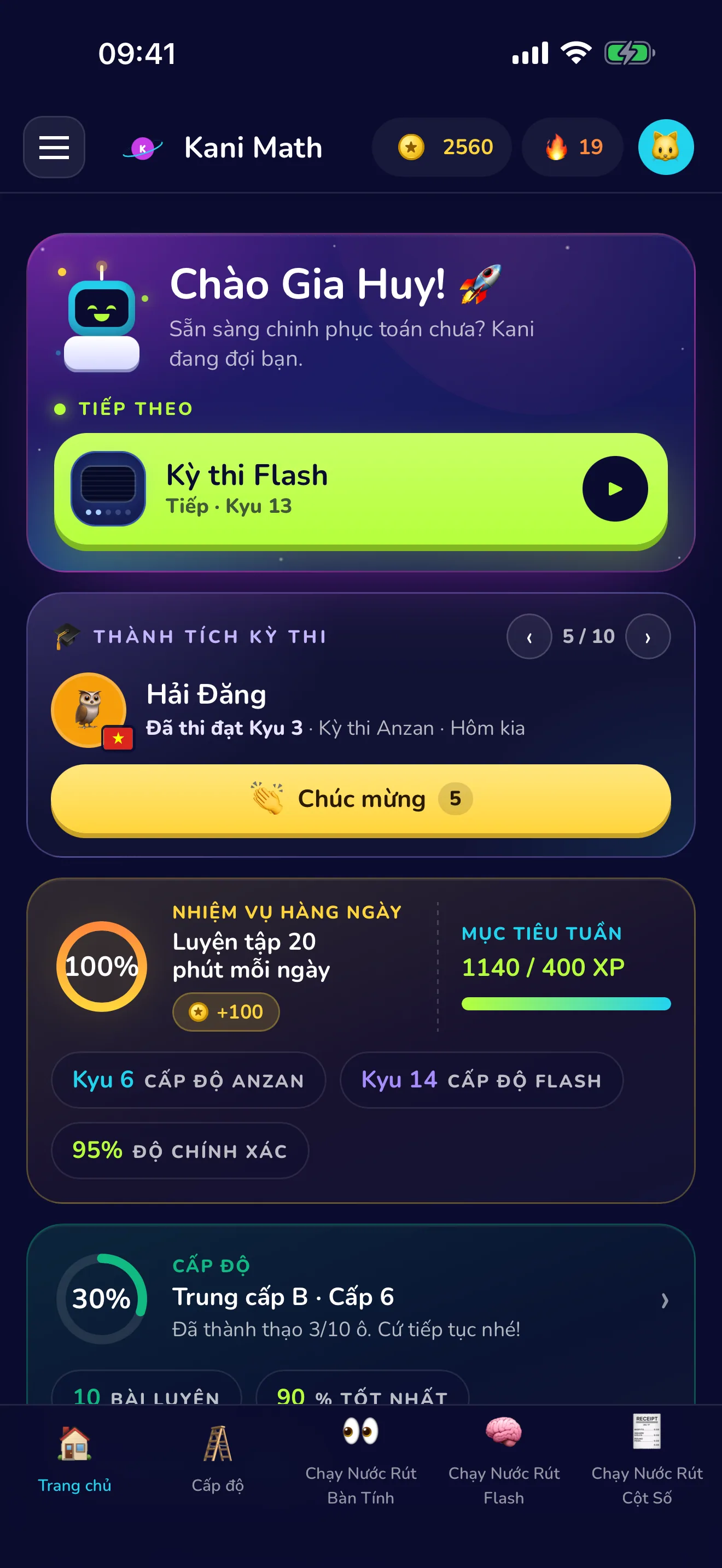 Nhiệm vụ hằng ngày, xu, chuỗi ngày, ELO.