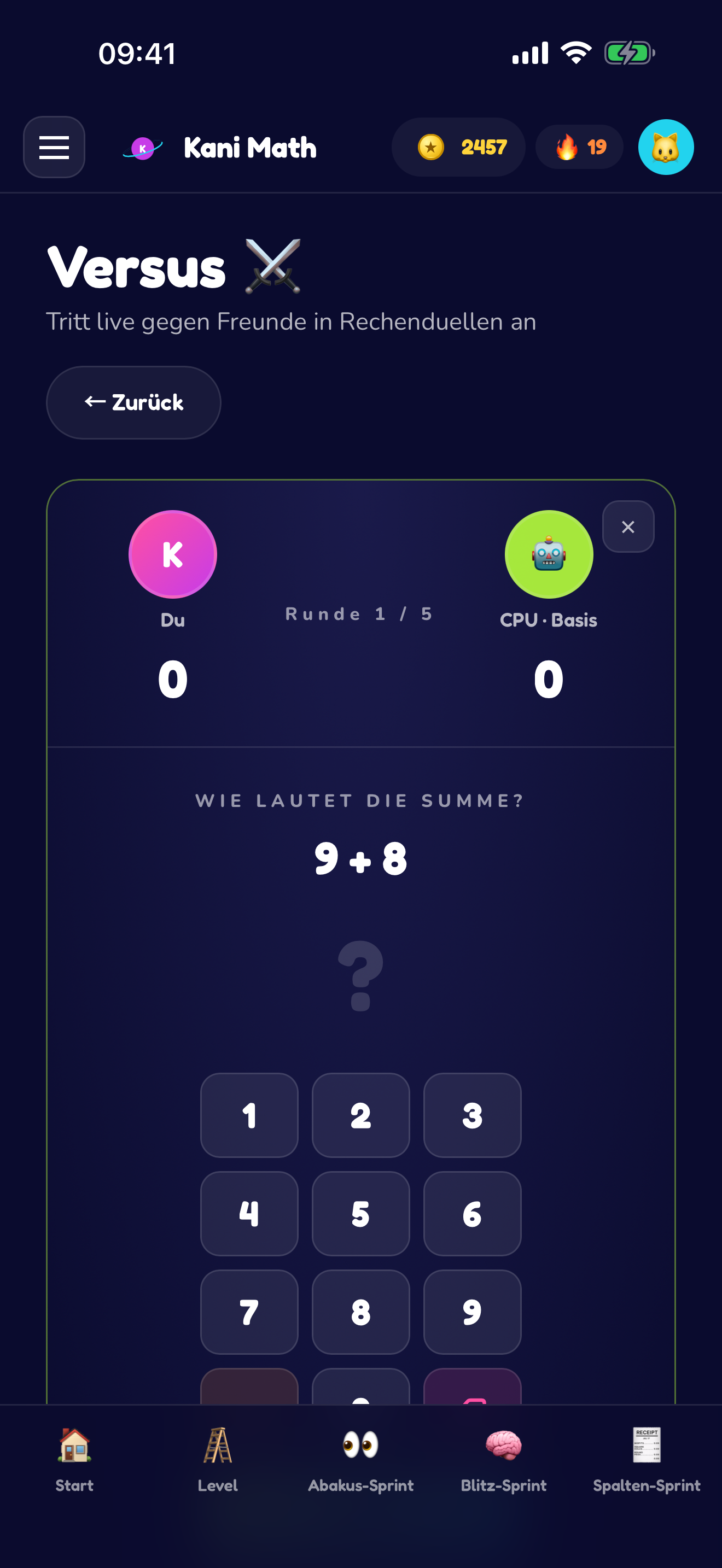 Live-Duelle gegen CPU oder Freunde.
