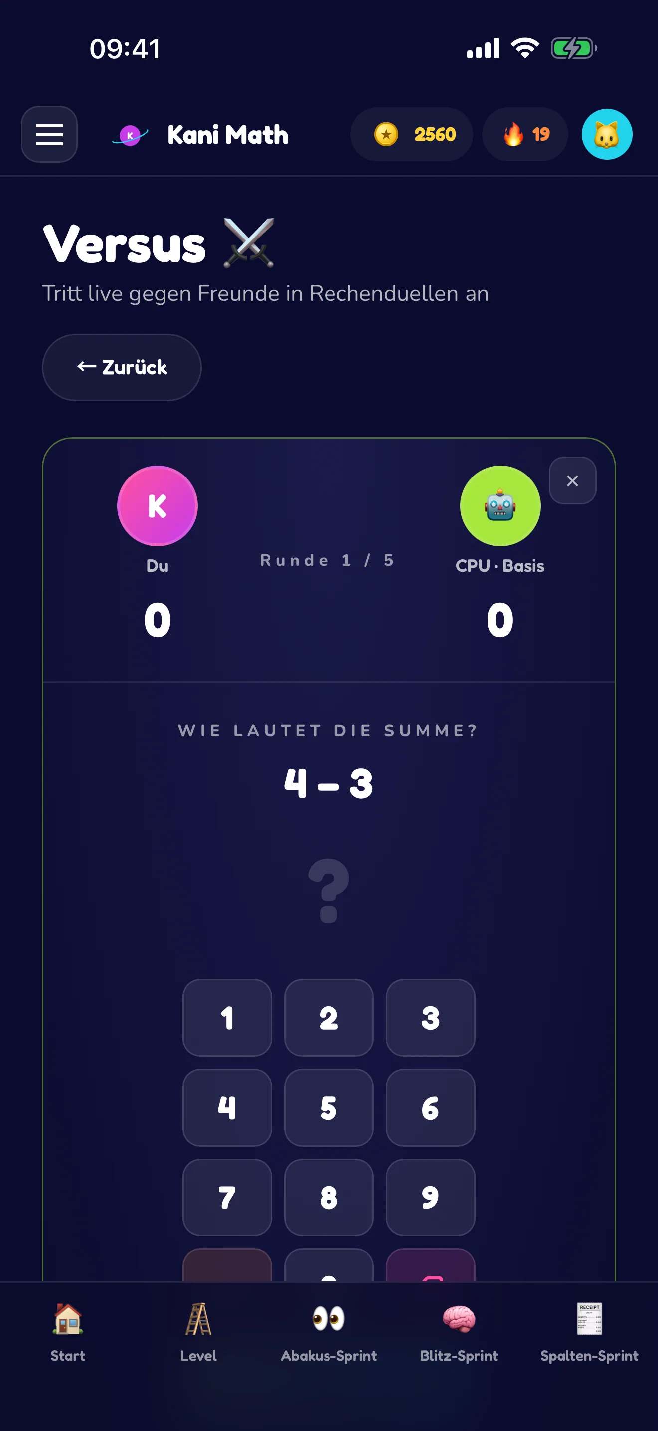Live-Duelle gegen CPU oder Freunde.