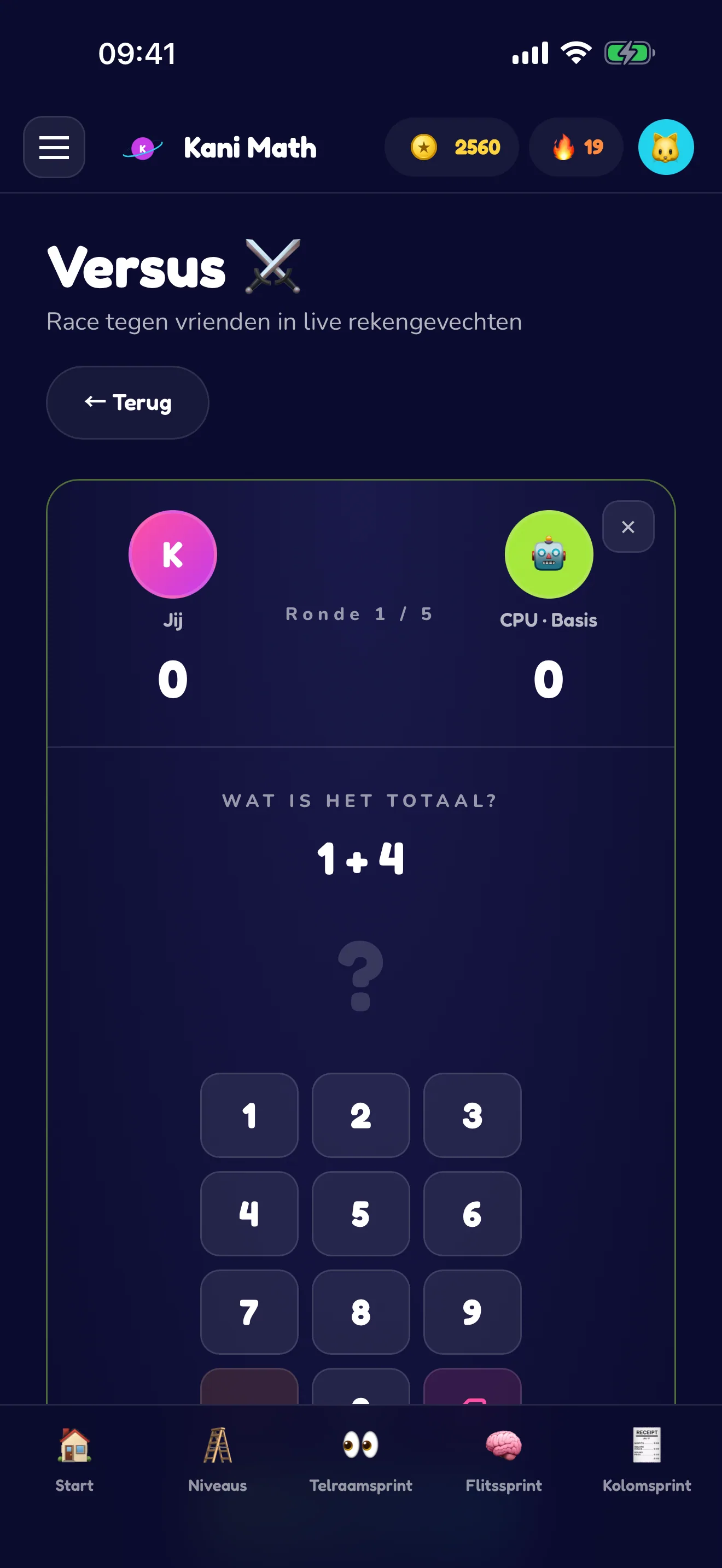 Live duels tegen de computer of tegen vrienden.