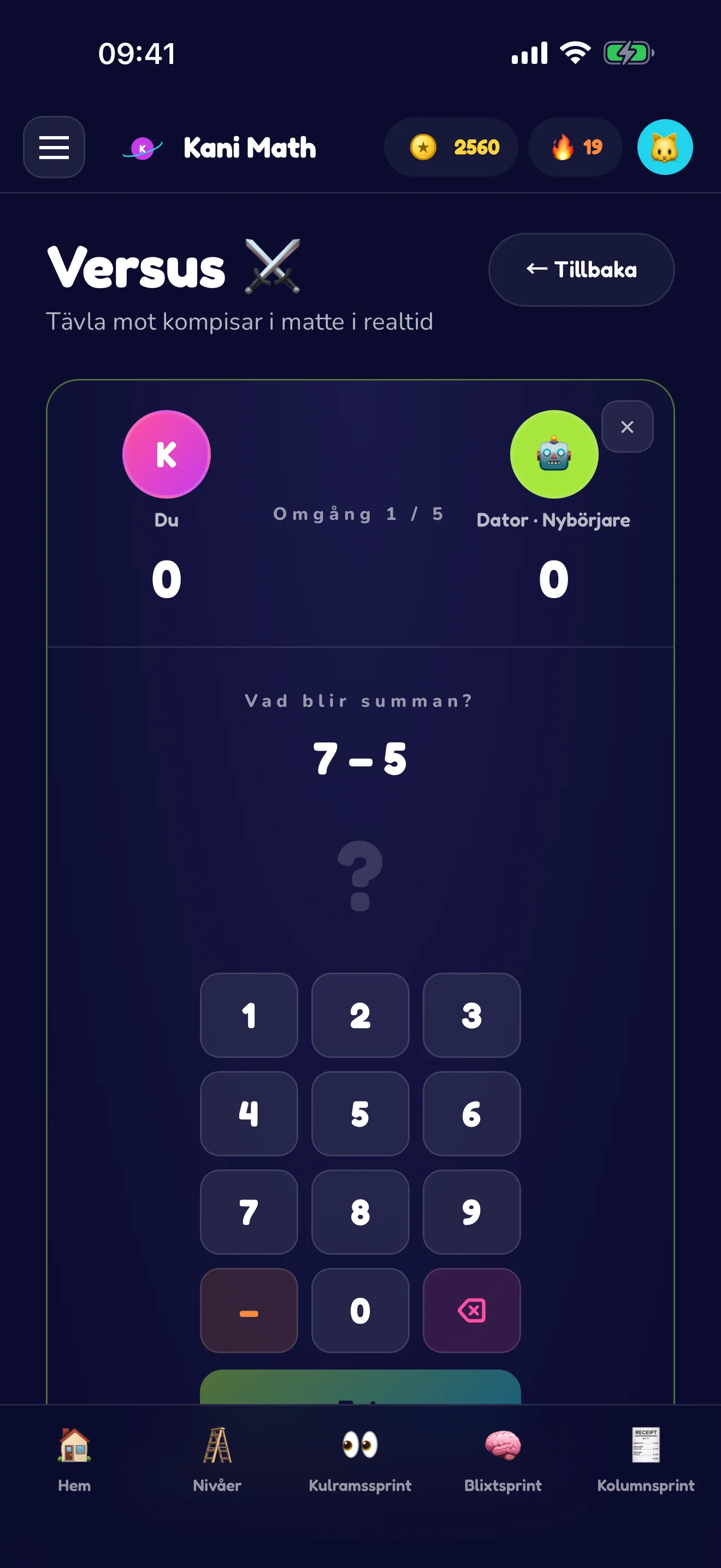 Dueller live mot datorn eller kompisar.
