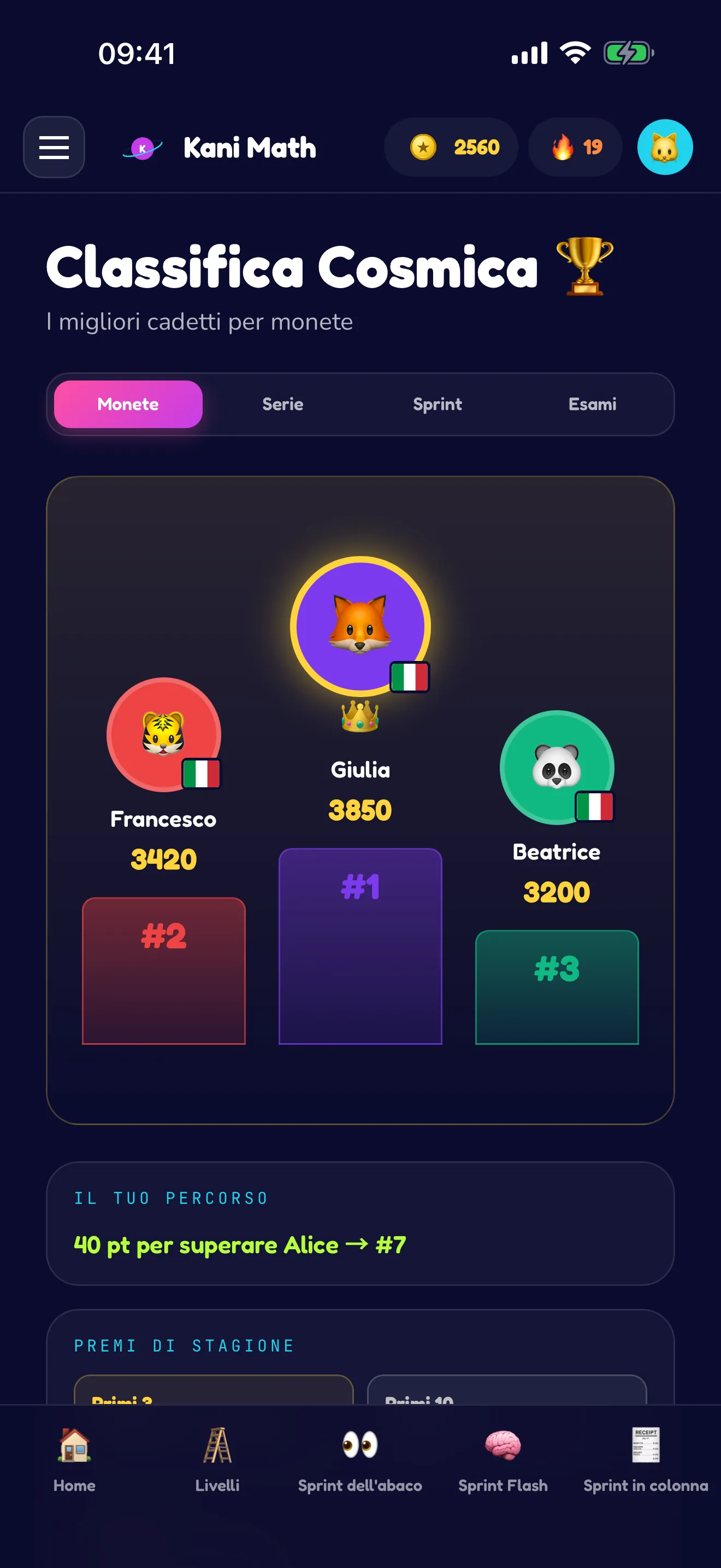 Scala la classifica mondiale.