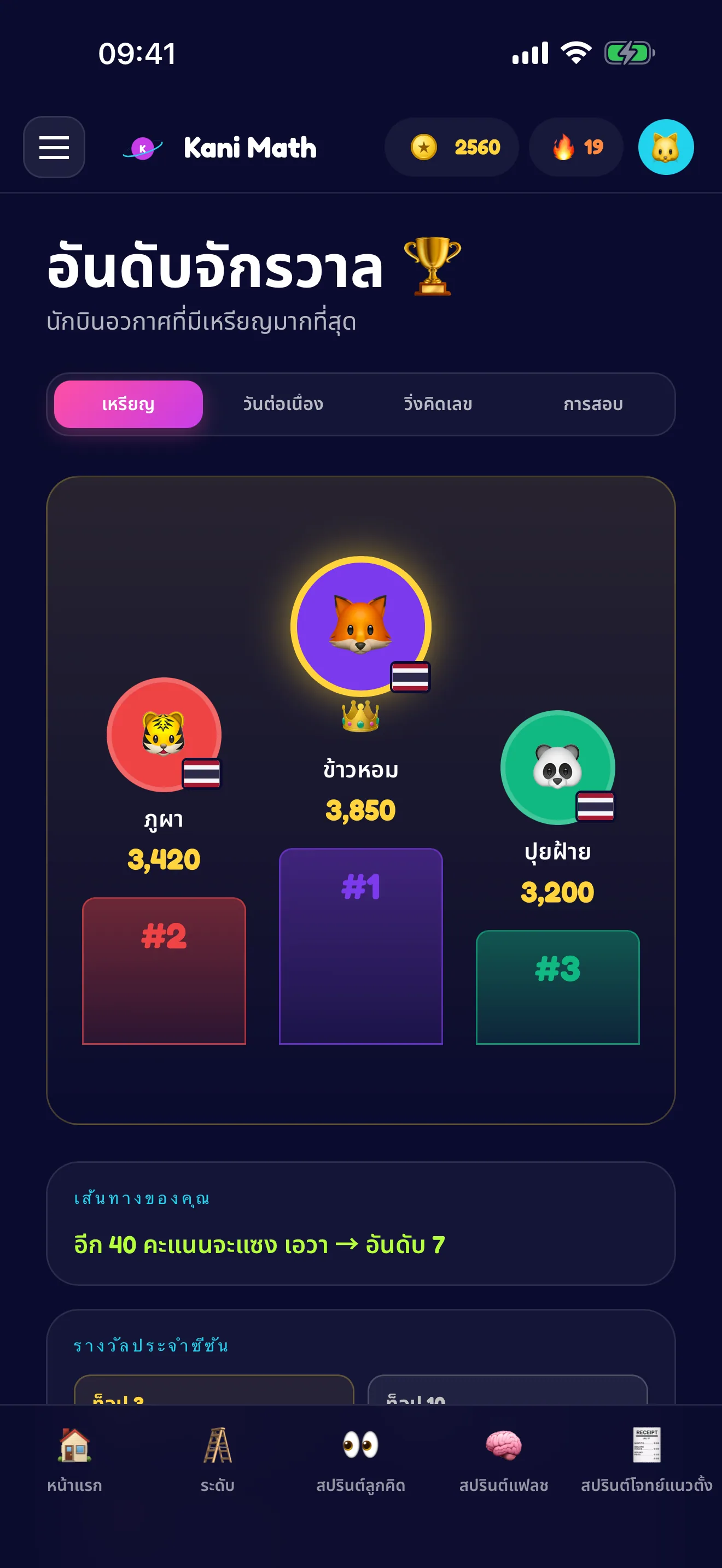 ไต่ตารางอันดับระดับโลก