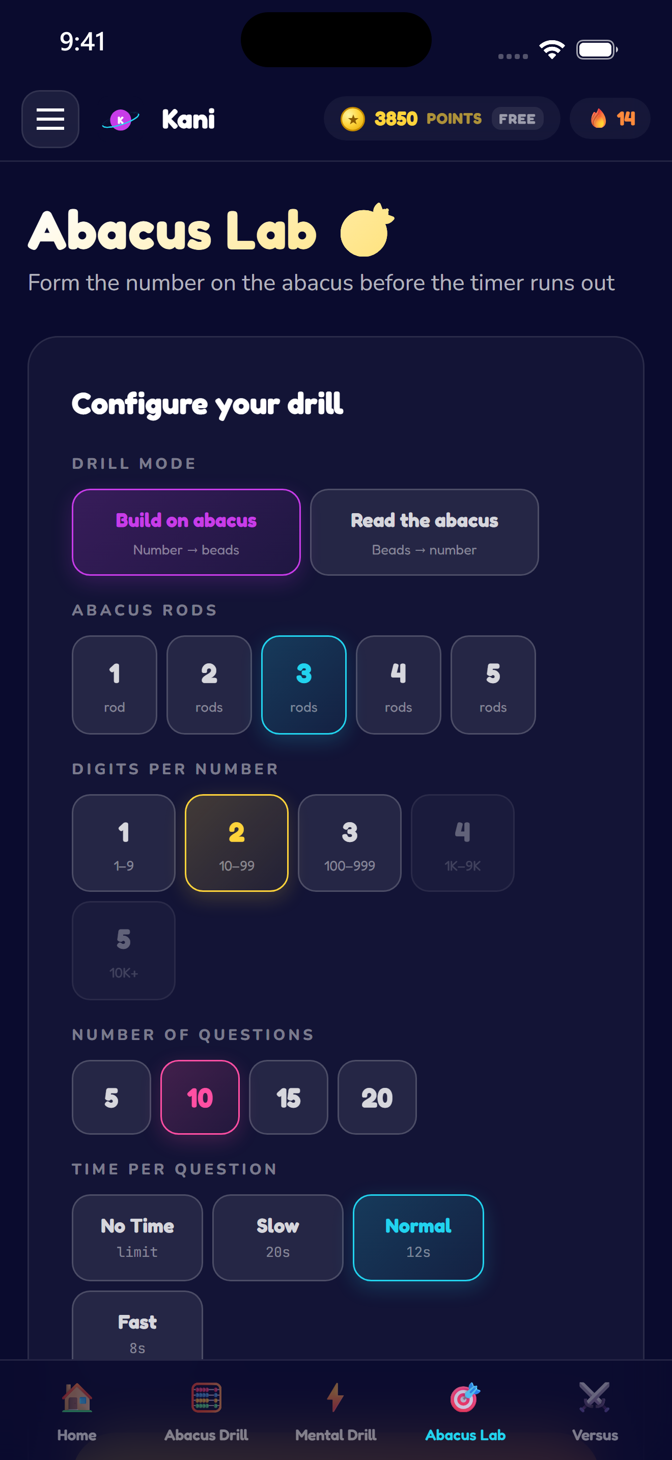 El sandbox de ábaco — arrastra las cuentas.